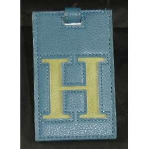   Suitcase Luggage Bag Tag Address Travel Blue Green H 