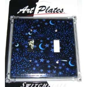 Blue Stars Switchplate (Double)