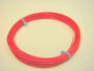 50Ft MilSpec Solid 24 AWG Silver Plated Wire Red Teflon  