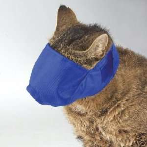  Guardian Gear Lined Nylon Cat Muzzle BLUE SMALL
