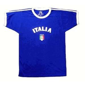  Italia Italy Soccer Tee Shirt Futbol Football Gift  Size 