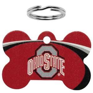  NCAA Ohio State Buckeyes Bone Engravable Pet ID Tag Pet 