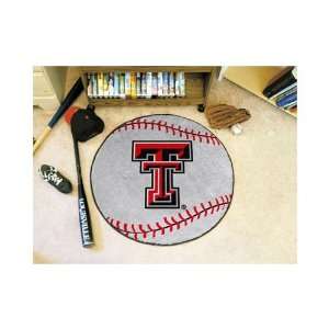  Texas Tech Red Raiders 29 Round Baseball Mat Sports 