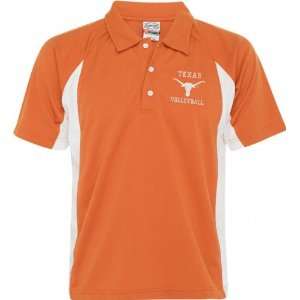  Texas Longhorns Orange Volleyball Polo Shirt Sports 