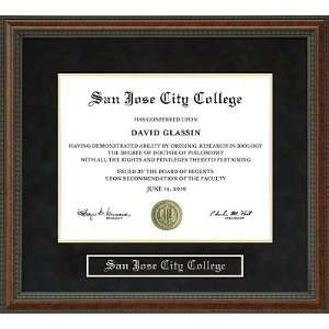  San Jose City College (SJCC) Diploma Frame Sports 