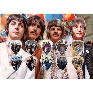  The Beatles (Colour) Guitar Pick Display Limited 100 Only 
