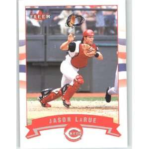  2002 Fleer Gold Backs #162 Jason LaRue   Cincinnati Reds 