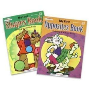  Coloring Book 96 Pages Shapes & Opposites Case Pack 80 