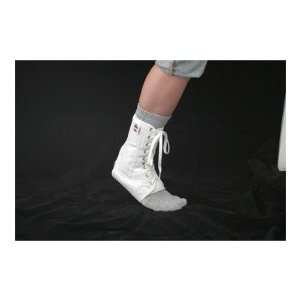  Lace Up Ankle Support in White Size Small Health 