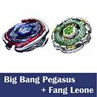 BeyBlade 4D Big Bang Pegasus BB105 + Fang Leone BB106 M