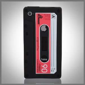 Tape Cassette Retro Black Flexa silicone case cover for Apple iPhone 