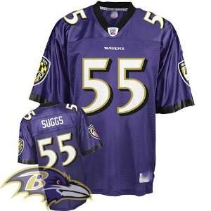   Terrell Suggs Purple Nfl Football Authentic Jersey
