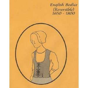  1650   1800 English Bodice Pattern 