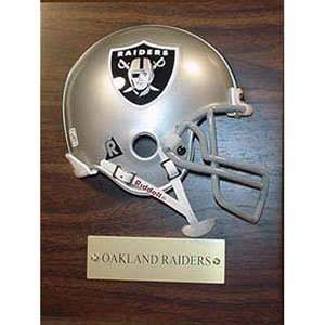  Oakland Raiders NFL Mini Helmet Plaque From Riddell 