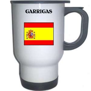  Spain (Espana)   GARRIGAS White Stainless Steel Mug 