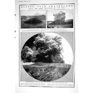 1922 MOUNTAINS EAST JAVA TENGGER SEMERU BROMO VOLCANO CRICKET ASHTON 