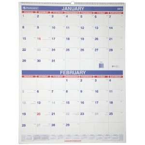   Two Month Wall Calendar, Large Wall, 2012 (PM9 28)