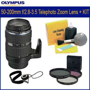 Olympus 50 200mm Evolt Zoom Telephoto Camera Lens + KIT  