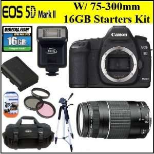  Canon EOS 5D Mark II 21.1MP Full Frame CMOS Digital SLR 