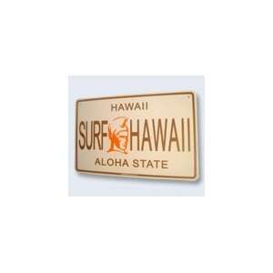  Seaweed Surf Co Surf Hawaii Aluminum Sign 18x12 in 