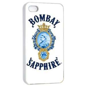  Bombay Sapphire Logo Case for Iphone 4/4s (White) Free 