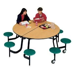  Midwest Folding Products Cafeteria Table with Stools 29H 