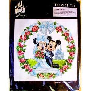   Bride & Groom Wedding Cross Stitch Kit (Walt Disney World Exclusive
