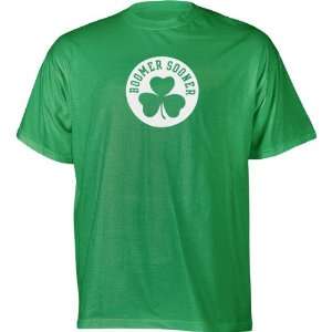  Oklahoma Sooners Green Boomer Sooner Shamrock T Shirt 