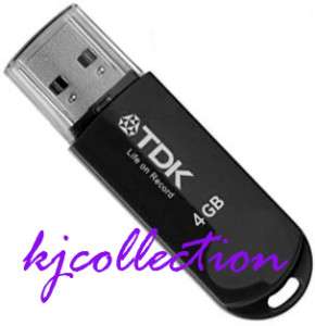 TDK 4GB 4G USB Flash Drives Stick Trans it MINI Black  