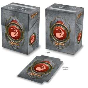  Magic the Gathering Red Mana Symbol Deck Box Toys & Games