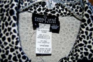  Carole little jacket with a fun black and white patternJungle cat 