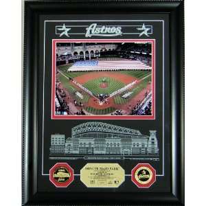  Minute Maid Park Archival Etched Glass Photomint Sports 