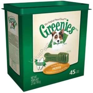  Greenies 45 ct 27 oz Canister Petite