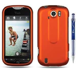  ORANGE Rubber Touch Snap On Phone Protector Hard Cover 