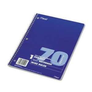  Mead 05510   Spiral Bound Notebook, Wide Rule, 8 x 10 1/2 