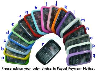 1pc Silicone Skin Case Cover for BlackBerry Curve 8520  