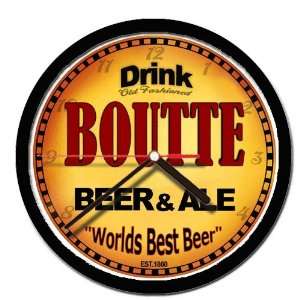  BOUTTE beer and ale cerveza wall clock 