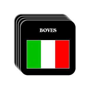  Italy   BOVES Set of 4 Mini Mousepad Coasters 