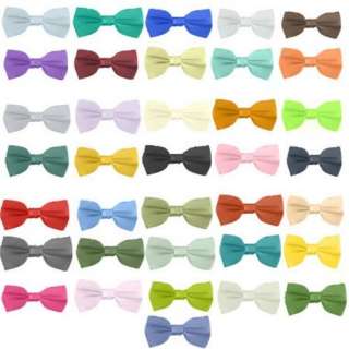   LOT MENS 10 BOWTIES NEW BOW TIE SOLID COLORS TUXEDO Clothing