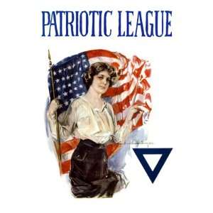  Patriotic League 24X36 Giclee Paper