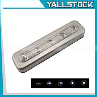 New Flash Mini 5 LED Powered Stick Tap Touch Lamp Light  