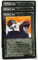 Minion Tap x3 VtES Jyhad Vampire CCG Card  