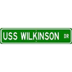  USS WILKINSON DL 5 Street Sign   Navy