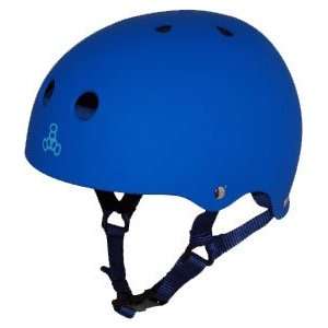  Triple 8 Brainsaver Rubber Royal Large Skateboard Helmet 