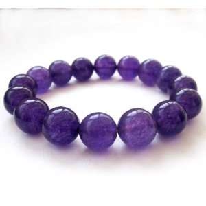  Purple Jasper Beads Tibet Buddhist Prayer Bracelet Mala Jewelry