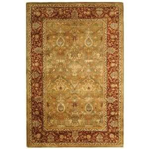   Persian Legend PL519B LIGHT GREEN / RUST 4 6 X 6 6 Oval Area Rug