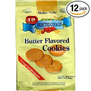Man Butter Cookies, 10.5 Ounce Packages (Pack of 12)  