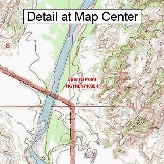  USGS Topographic Quadrangle Map   Sperati Point, North 