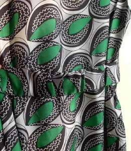 NEW Diane Von Furstenberg Talba Printed Silk Gathered and draped dress 