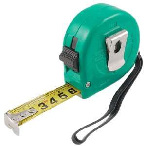   5M 16Ft Green Case Metal Tape Ruler Measure w Strap